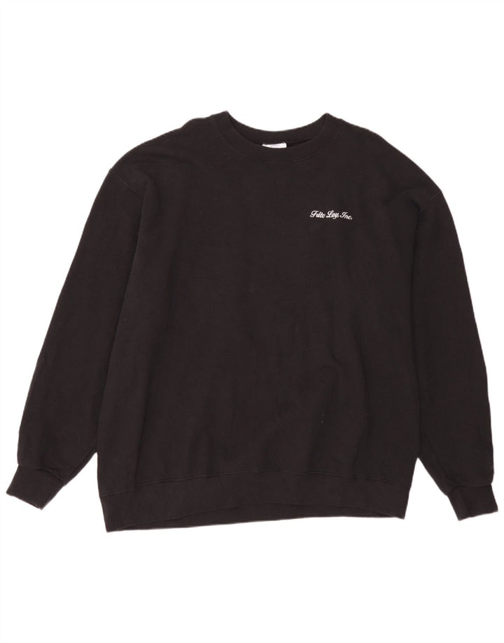 Champion Herren Sweatshirt Pullover 2XL Schwarz Baumwolle