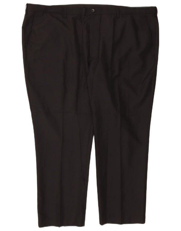 Marks & Spencer Herren-Chinohose mit normaler Passform, W50, L29, Schwarz, Polyester