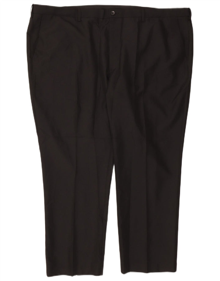 Marks & Spencer Herren-Chinohose mit normaler Passform, W50, L29, Schwarz, Polyester