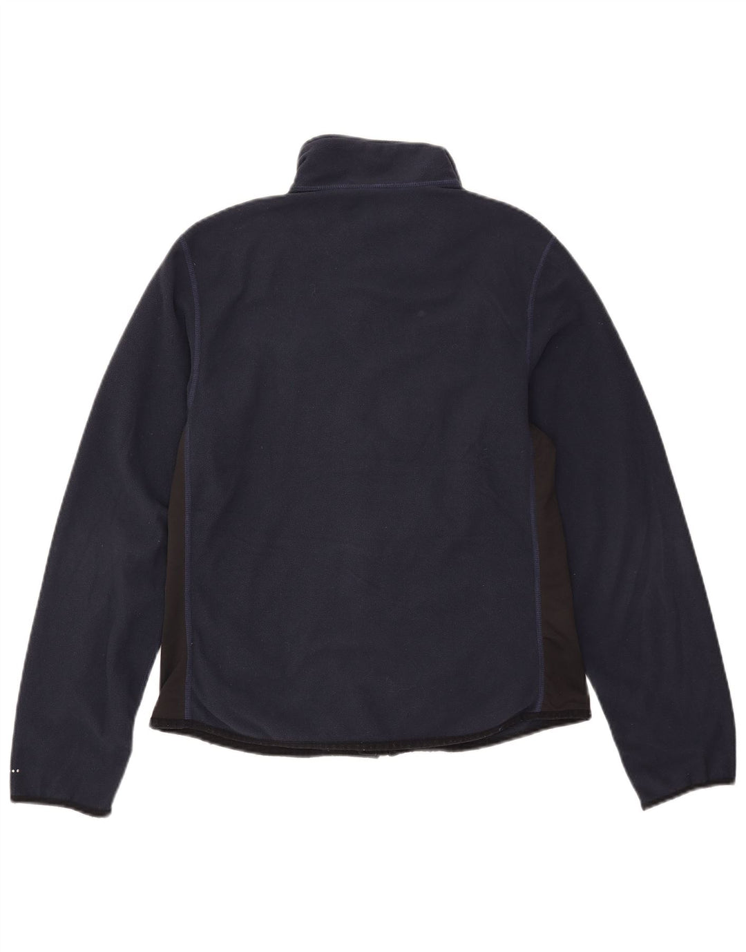 Nike Damen Fleecejacke US 12/14 Large Marineblau Colourblock Polyester