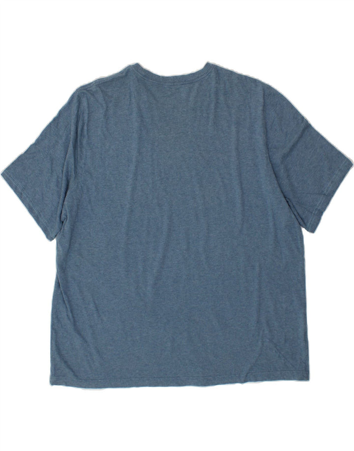 EDDIE BAUER Mens T-Shirt Top 2XL Blue Vintage Eddie Bauer and Second-Hand Eddie Bauer from Messina Hembry 