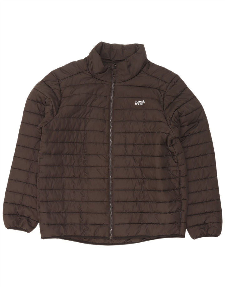 Maui Maui Herren Wattierte Jacke UK 42 XL Braun Polyester