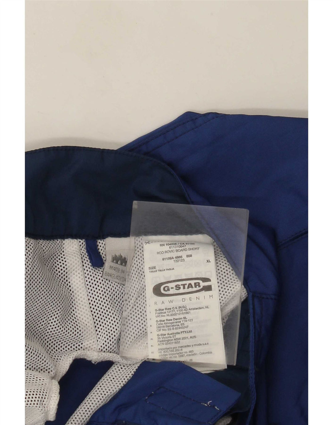 G-Star Herren Cargo Badeshorts XL Blau Polyester