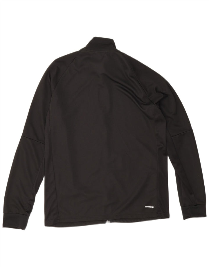 Adidas Herren Trainingsanzug Top Jacke UK 44/46 Large Schwarz Polyester