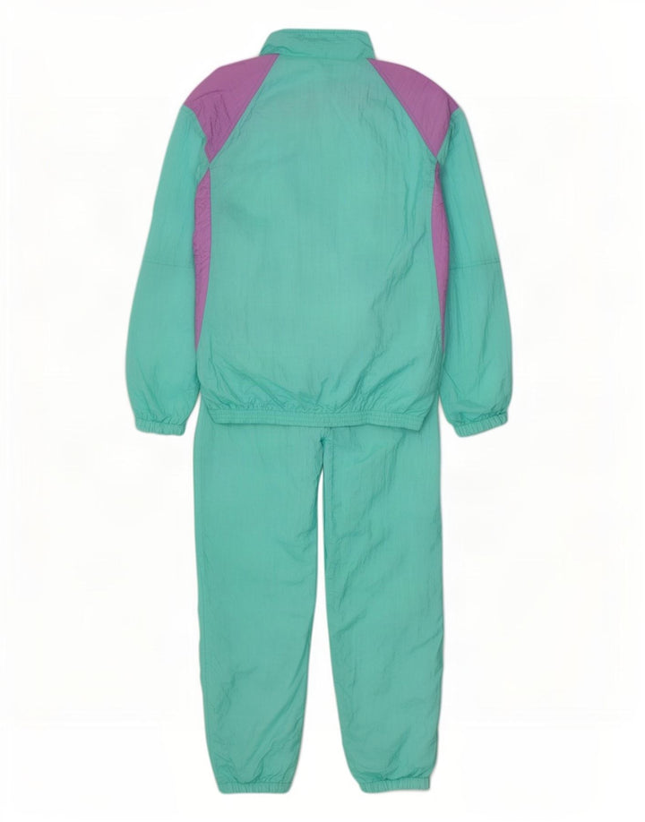 MC Ross Herren-Trainingsanzug XL, türkisfarbenes Colourblock-Nylon