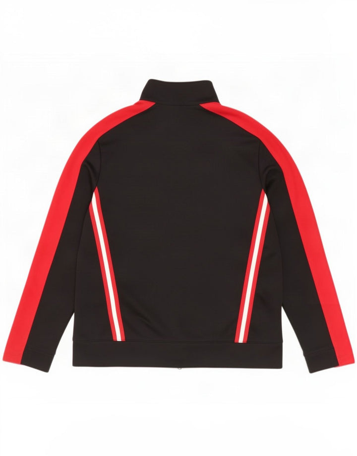 Jordan Herren-Trainingsanzug-Top-Jacke, großes schwarzes Farbblock-Polyester