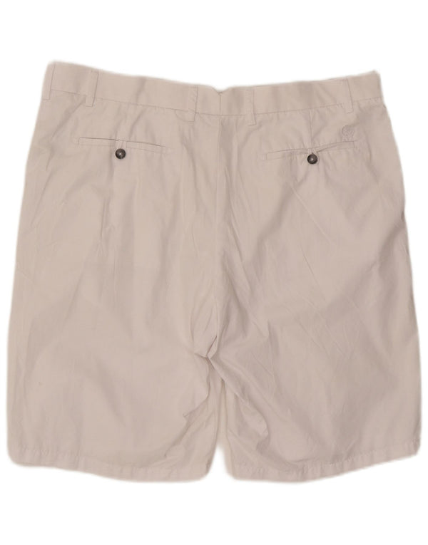 Marks & Spencer Herren Chinoshorts W40 XL Weiße Baumwolle