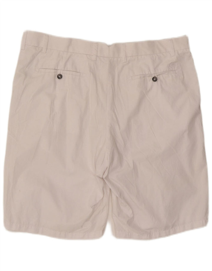 Marks & Spencer Herren Chinoshorts W40 XL Weiße Baumwolle