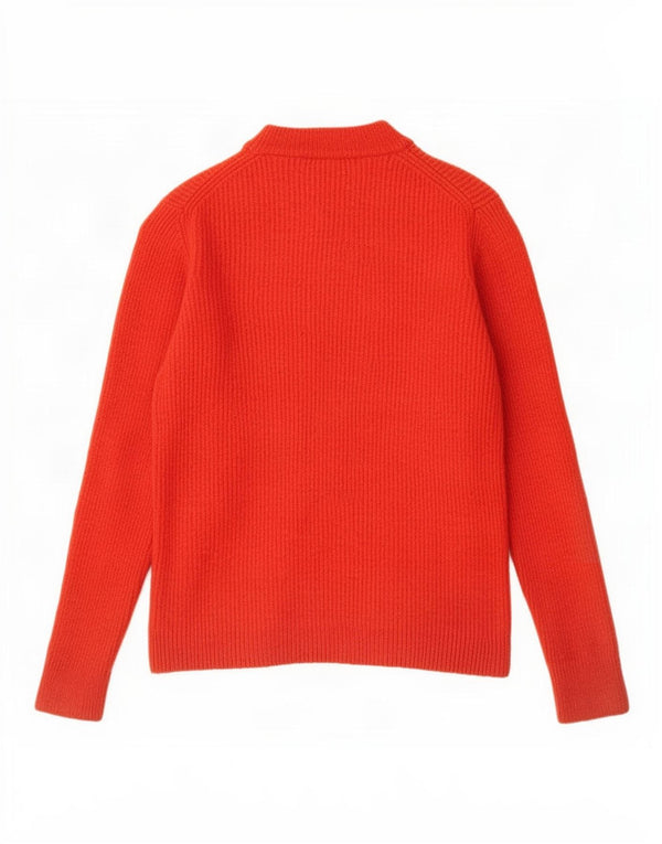 Crew Clothing Rollkragenpullover für Damen, UK 18, XL, rote Lammwolle