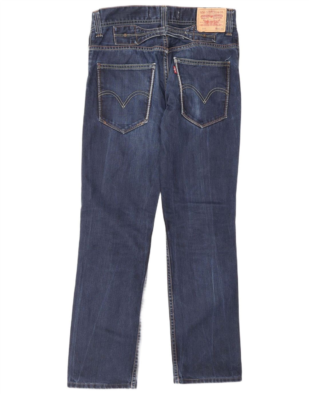 Levi's Herren 511 Slim Jeans W33 L34 Blaue Baumwolle