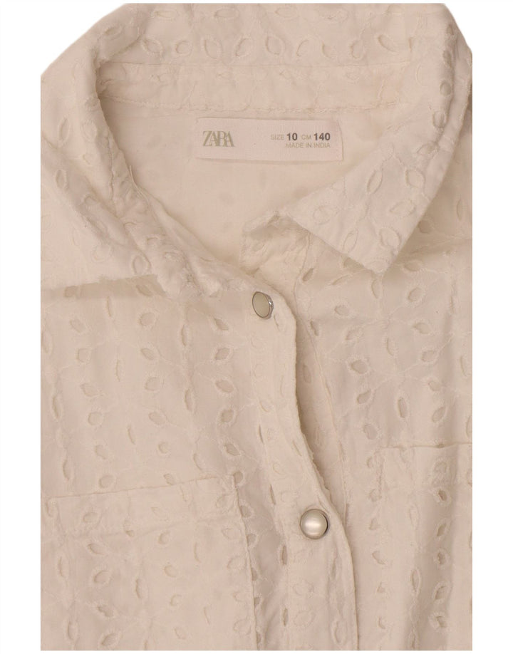 Zara Playsuit für Mädchen, 9–10 Jahre, Weiß