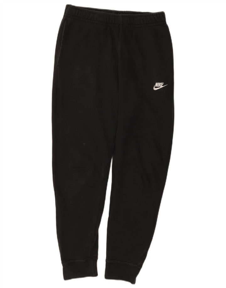 Nike Damen Trainingshose Jogger UK 10 Small Schwarz Baumwolle