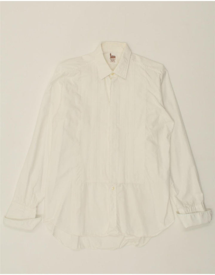 LONDON TOPLIN Mens Formal Shirt Medium White Vintage LONDON TOPLIN and Second-Hand LONDON TOPLIN from Messina Hembry 