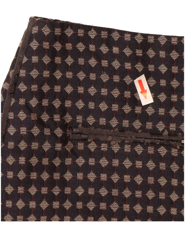 Gerader Rock für Damen von Marks & Spencer UK 10 Small W30 Schwarz Geometrisch