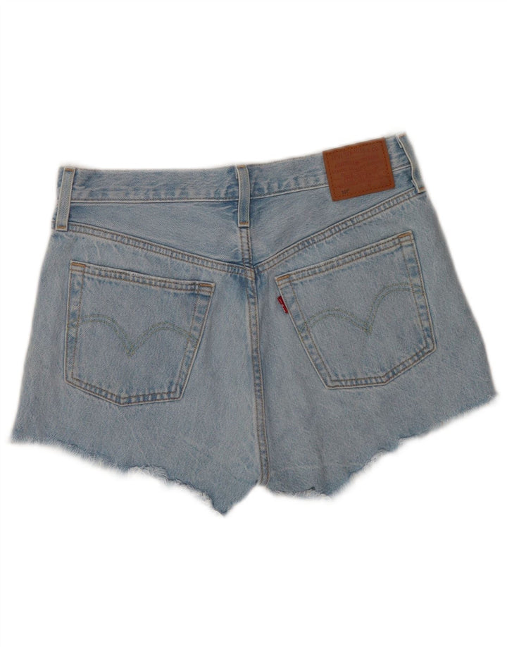 Levi's Damen 501 Jeansshorts W28 mittelblaue Baumwolle