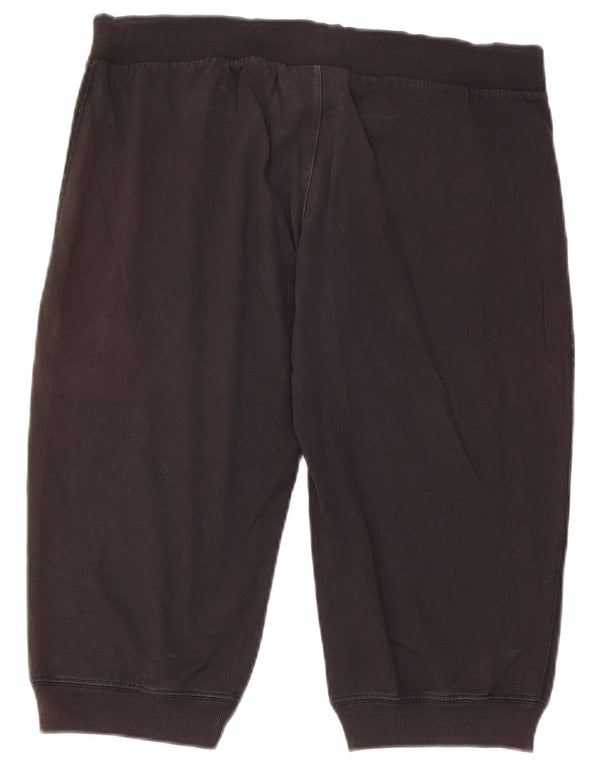 Champion Damen Bermuda Sport Shorts UK 14 Mittelschwarze Baumwolle