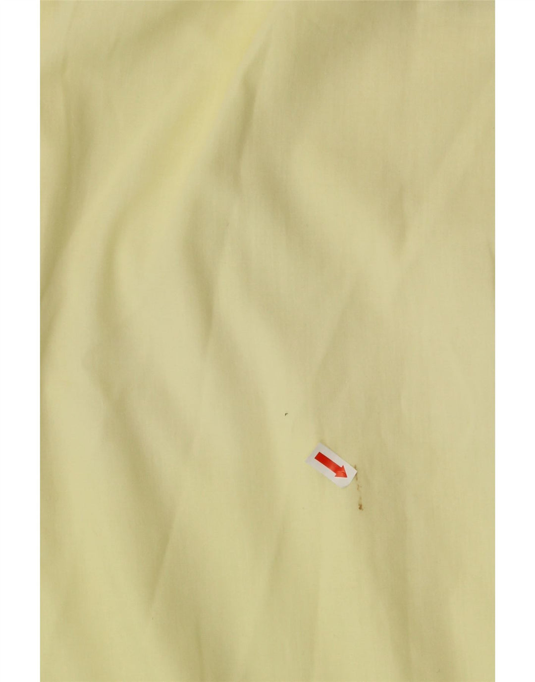 NEW FAST Mens Short Sleeve Pullover Shirt IT 48/50 Medium Yellow Geometric Vintage New Fast and Second-Hand New Fast from Messina Hembry 