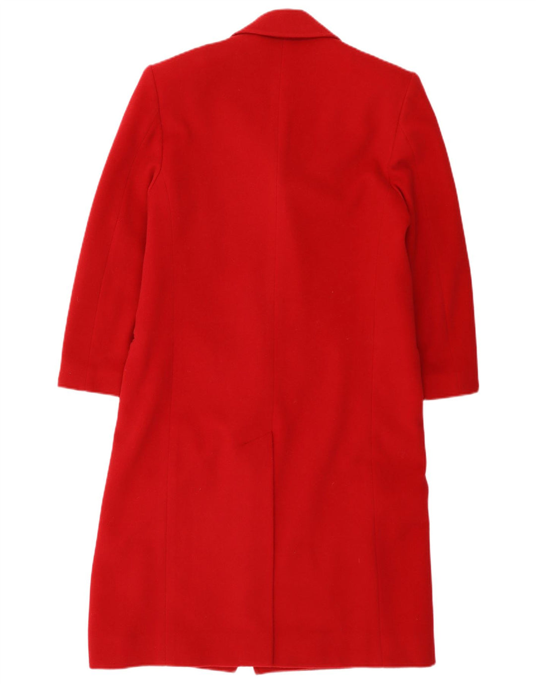 Marzotto Damen Zweireihiger Mantel UK 12 Mittelrote Wolle