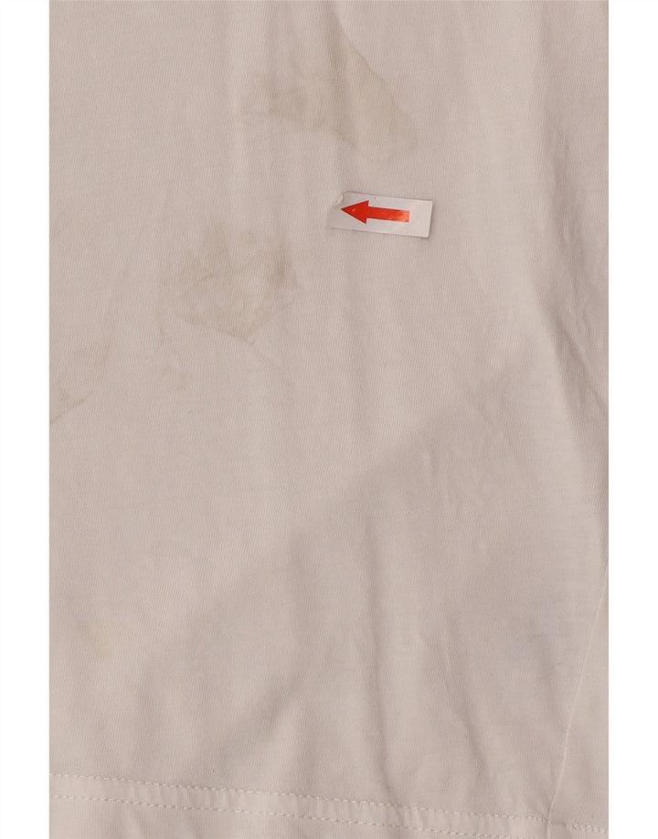 Tommy Hilfiger Herren-T-Shirt mit Grafik, mittelweiße Baumwolle