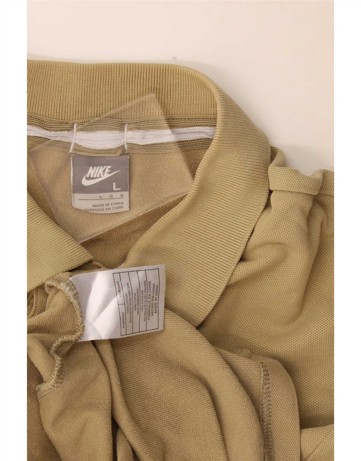 Nike Herren-Poloshirt, groß, Khaki, Baumwolle