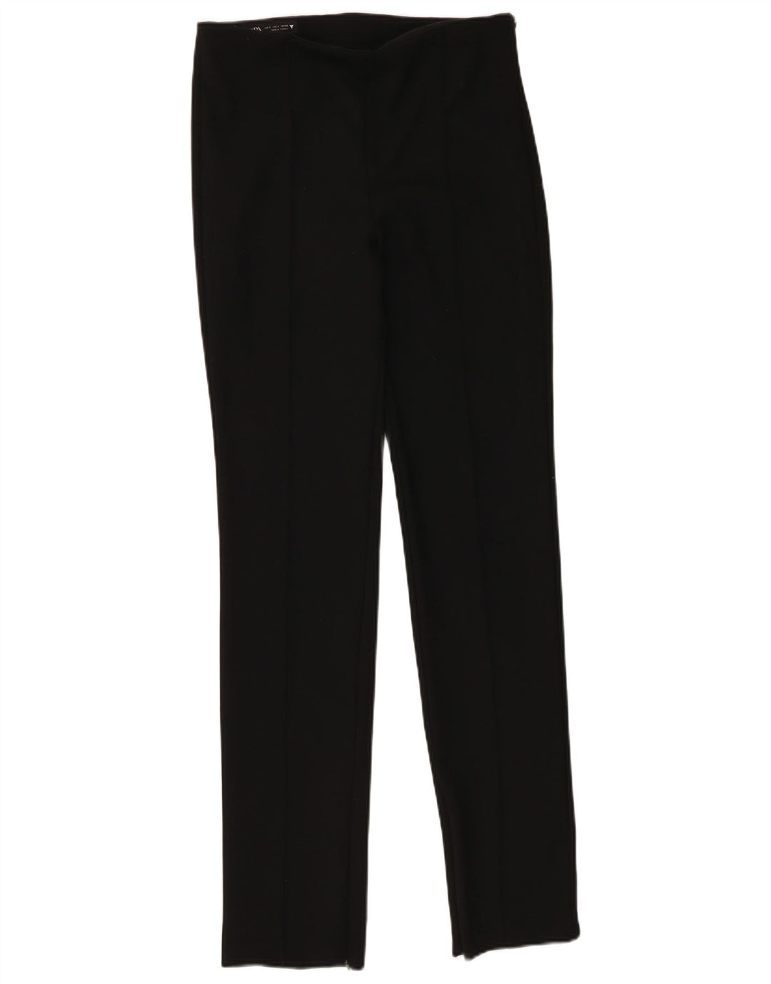 Schmale Freizeithose für Damen von Zara, Größe S, W26, L33, Schwarz