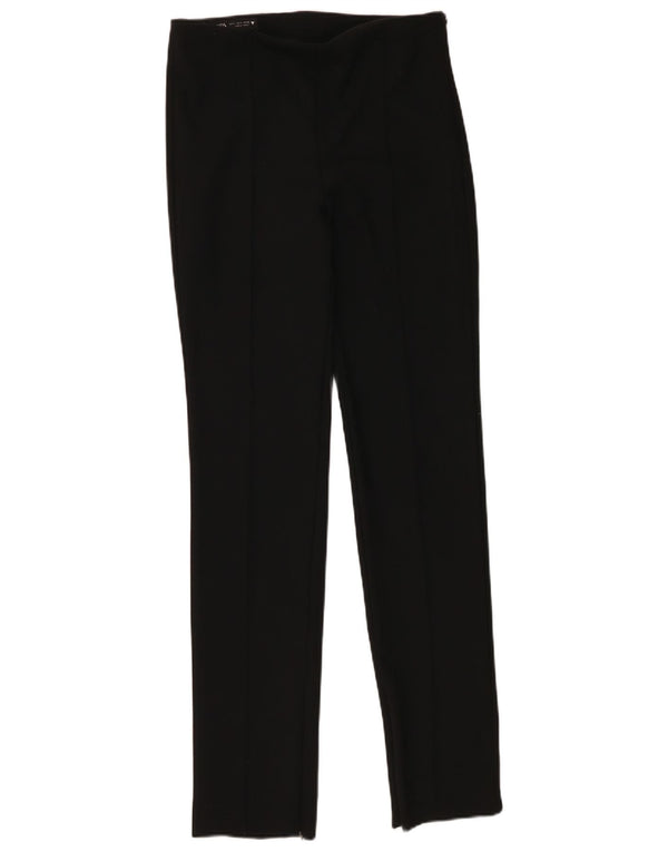 Schmale Freizeithose für Damen von Zara, Größe S, W26, L33, Schwarz