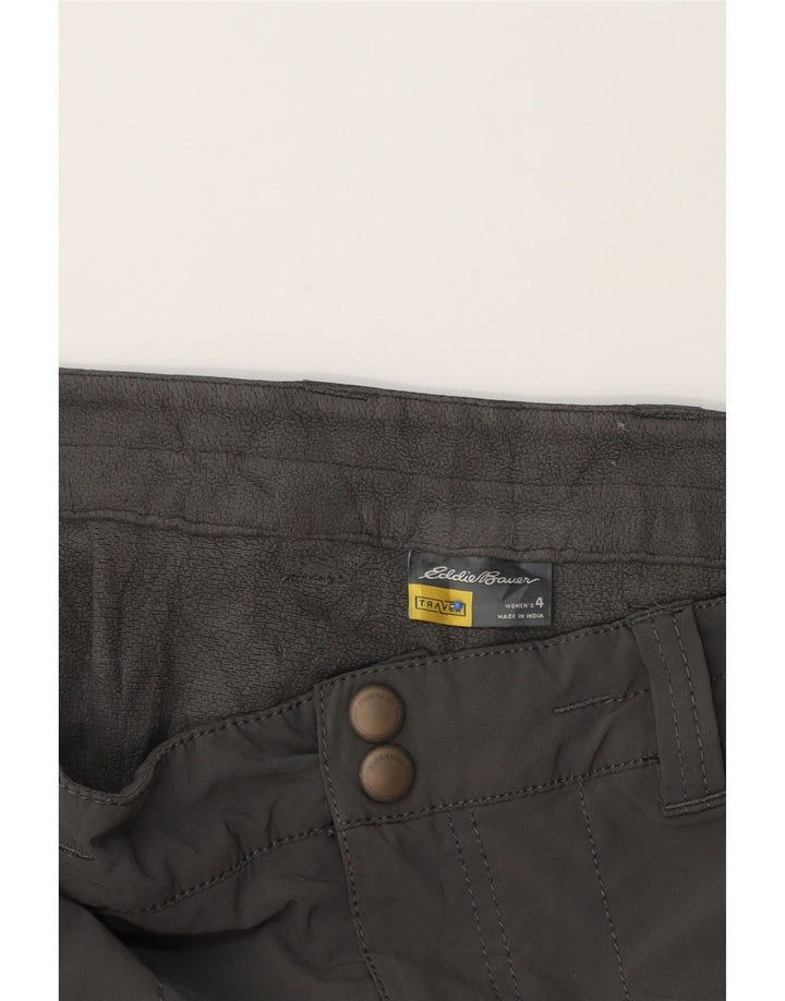 EDDIE BAUER Womens Straight Cargo Trousers US 4 Small W32 L30 Grey Vintage Eddie Bauer and Second-Hand Eddie Bauer from Messina Hembry 
