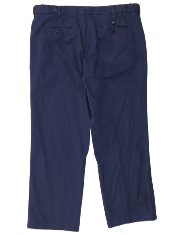 Marks & Spencer Herren Blue Harbour Gerade Chinohose W40 L30 Marineblau