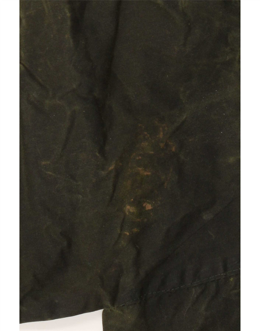 Vintage Herrenjacke aus gewachster Baumwolle, Größe 36, klein, grün kariert