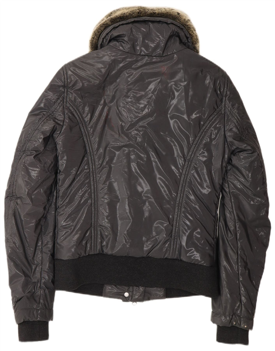 BELSTAFF Wattierte Damenjacke EU 40 Small Graues Nylon