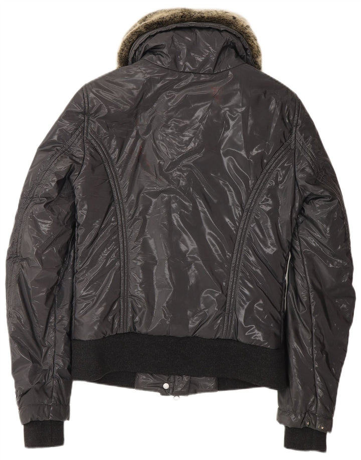 BELSTAFF Wattierte Damenjacke EU 40 Small Graues Nylon