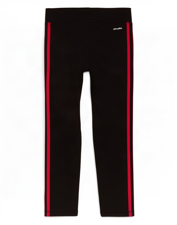 Adidas Damen Climalite Capri Leggings UK 8/10 Small Schwarz Polyester