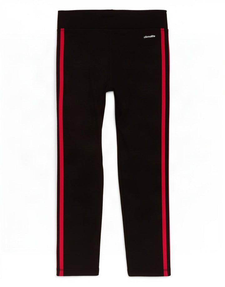 Adidas Damen Climalite Capri Leggings UK 8/10 Small Schwarz Polyester