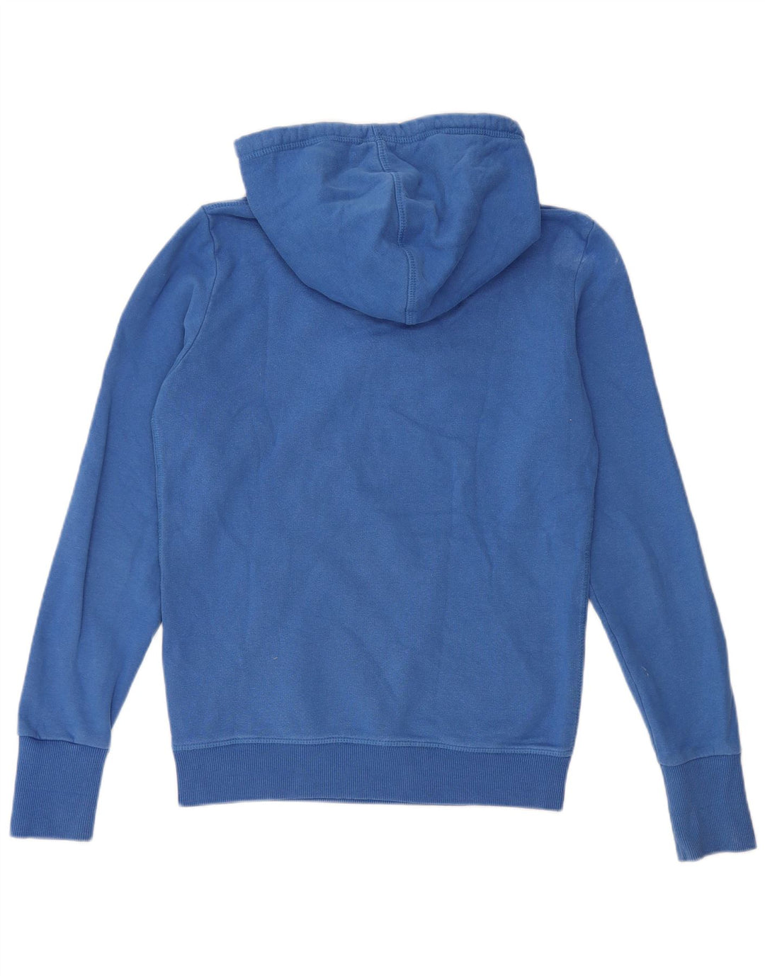 Superdry Herren Grafik-Kapuzenpullover aus mittelblauer Baumwolle