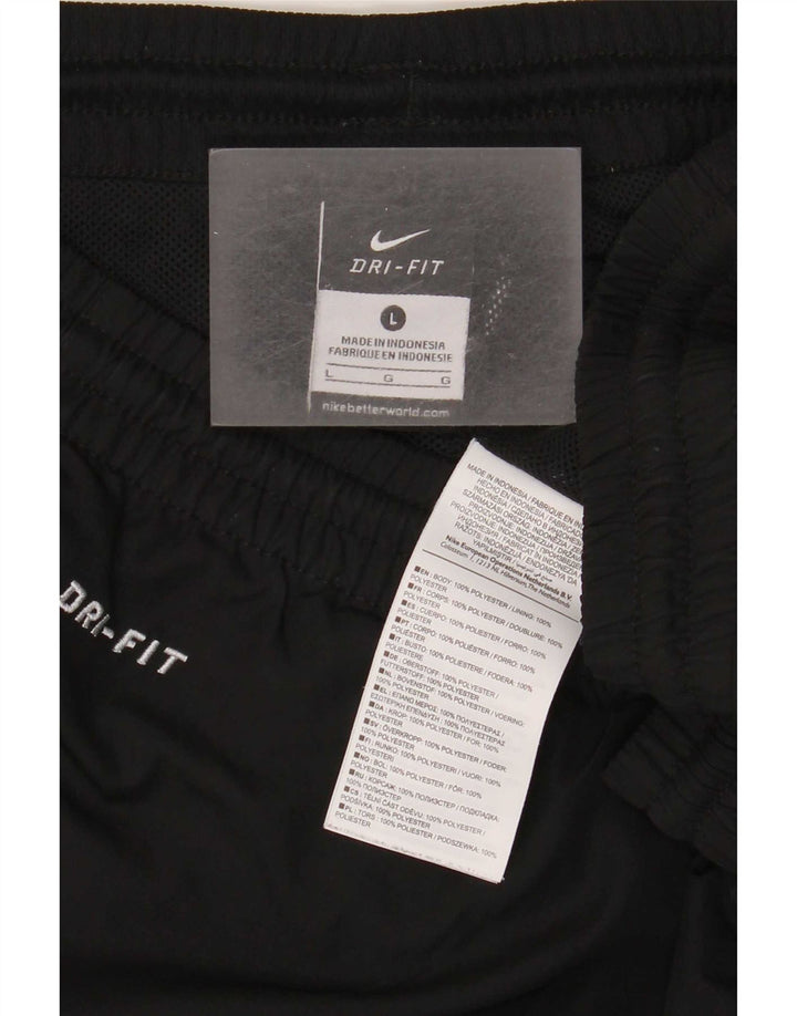 Nike Herren Dri Fit Trainingshose, Größe L, Schwarz, Polyester