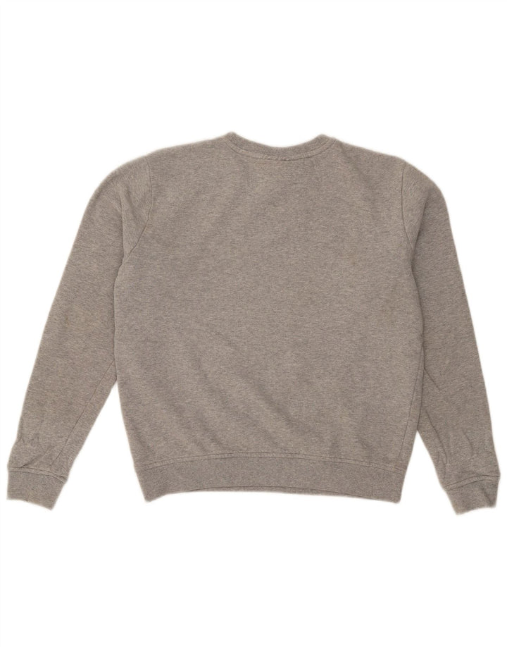 Fila Damen-Sweatshirt in Übergröße, Gr. 10, Größe S, Grau, Baumwolle