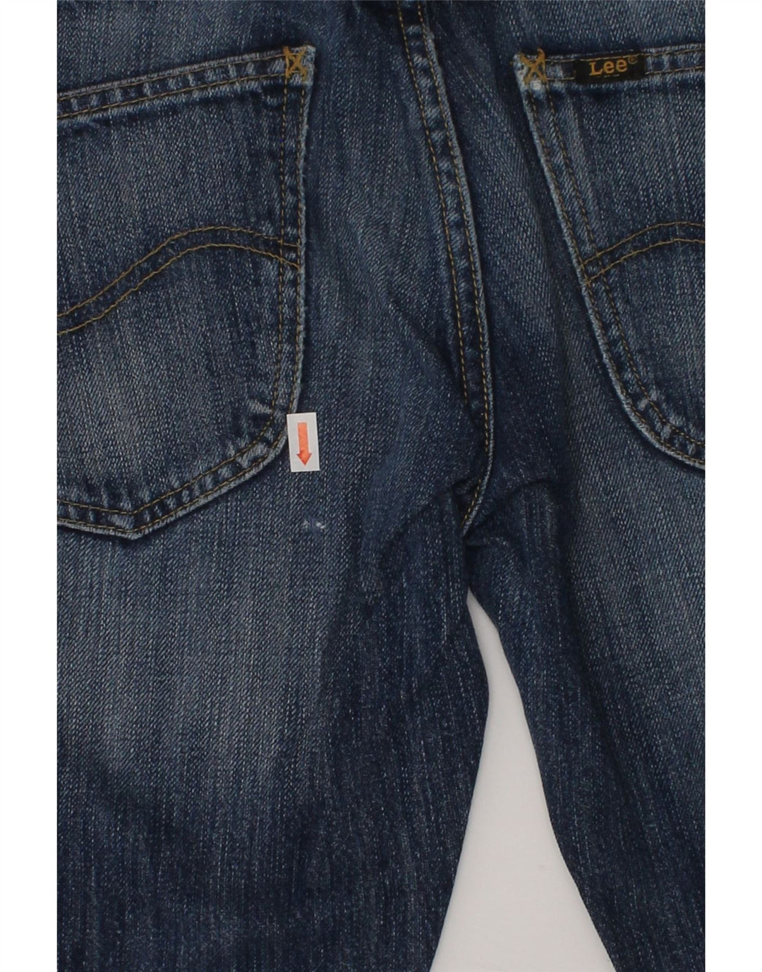 LEE Boys Denim Shorts 8-9 Years W24 Navy Blue Cotton | Vintage Lee | Thrift | Second-Hand Lee | Used Clothing | Messina Hembry 