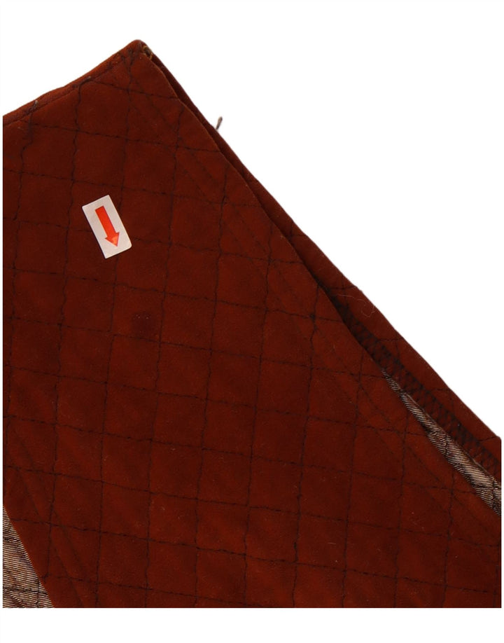 Vintage Herren Weste Klein Braun