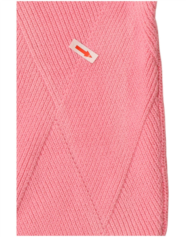 Marks & Spencer Damen-Pullover mit Rundhalsausschnitt, Gr. 14, Mittelrosa