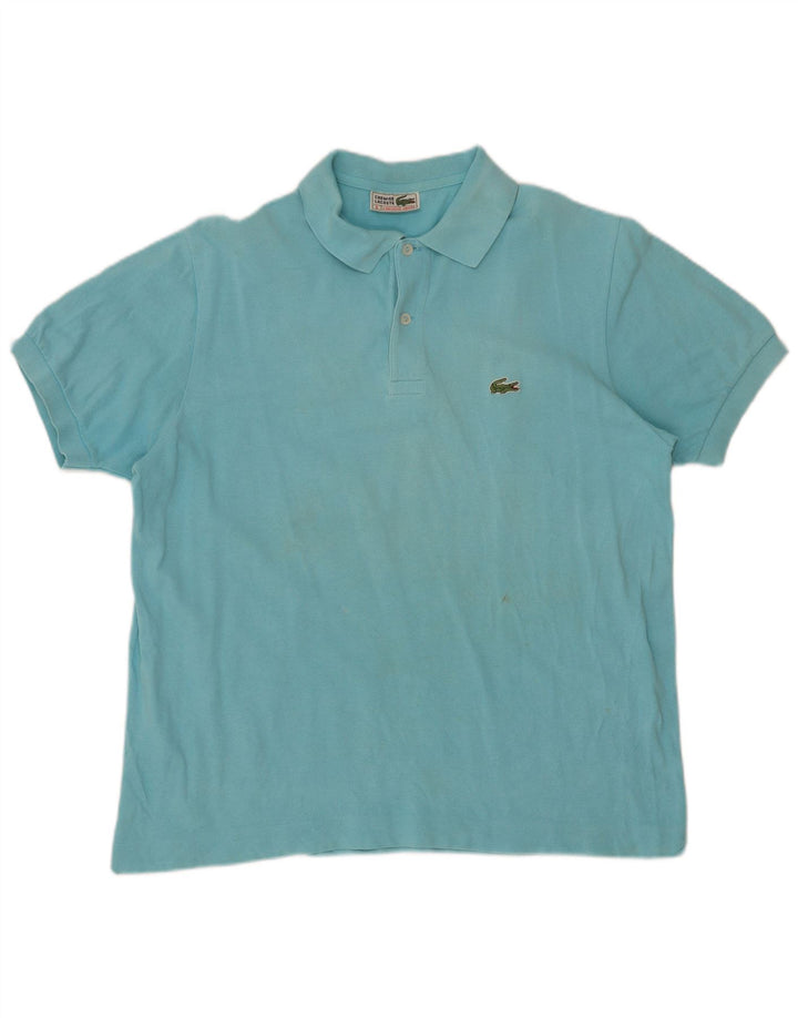 Lacoste Herren Poloshirt Größe 6 XL Türkis Baumwolle