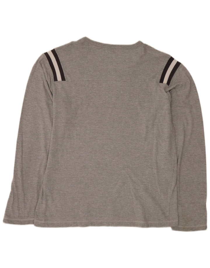 Champion Herren Graphic Top Langarm 2XL Grau Baumwolle