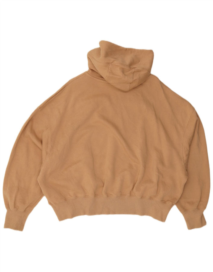 Nike Damen-Pullover mit übergroßem Kapuzenpullover, Gr. 10, Größe S, Beige, Baumwolle
