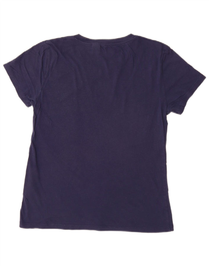 LEVI'S Damen-T-Shirt mit Grafik, UK 10, Größe S, Marineblau, Baumwolle