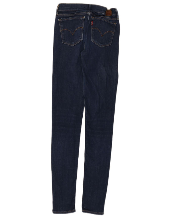 Levi's Damen Skinny Jeans W26 L32 Marineblaue Baumwolle