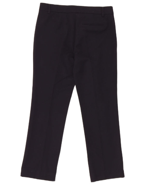 Marks & Spencer Damen-Hose mit kurzem Schnitt, UK 10, Größe S, W28, L26, Marineblau