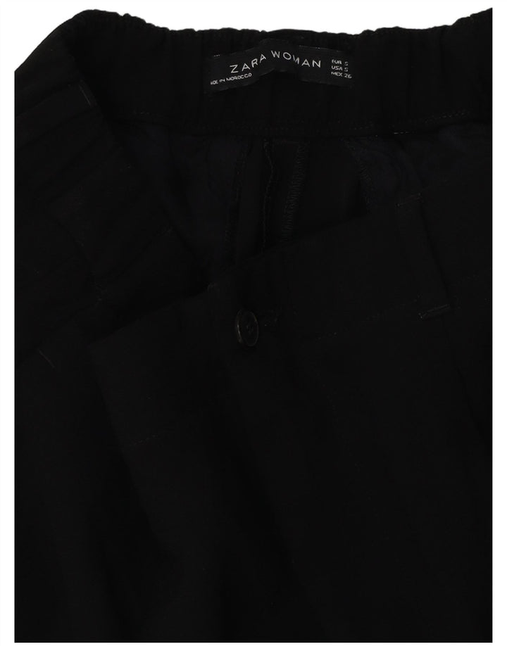 Kurze Hose von Zara für Damen, Größe S, W26, L24, Schwarz