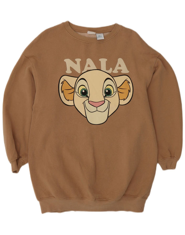 Zara Mädchen-Sweatshirt mit Disney-Grafik, 13–14 Jahre, braun