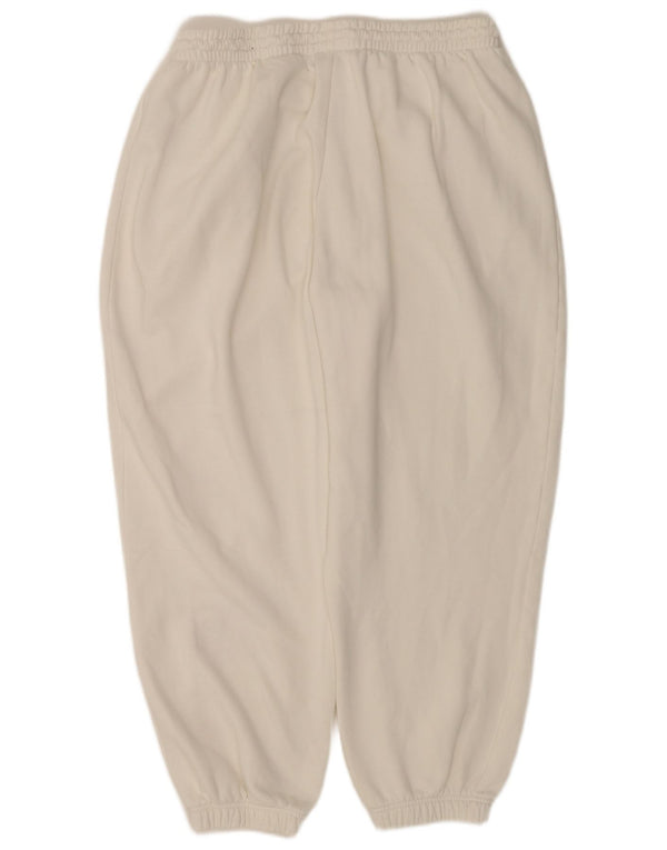 Adidas Damen Trainingshose Jogger UK 20 2XL Weiße Baumwolle