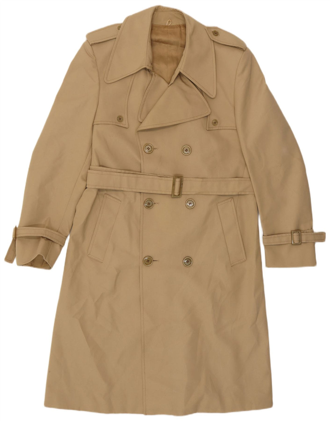 NINO Herren Trenchcoat UK 38 Medium Beige Polyester