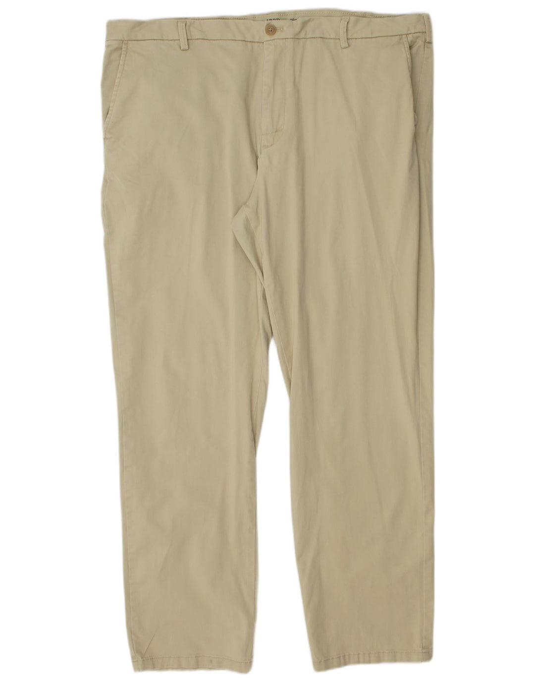 IZOD Herren Salt Water Straight Chino Hose W40 L32 Beige Baumwolle
